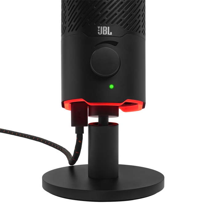 JBL Quantum Stream - Black - Dual pattern premium USB microphone for streaming, recording and gaming - Detailshot 6 image number null